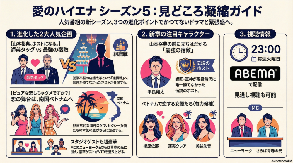 愛のハイエナシーズン5速報！ファンが一番知りたい女優は？