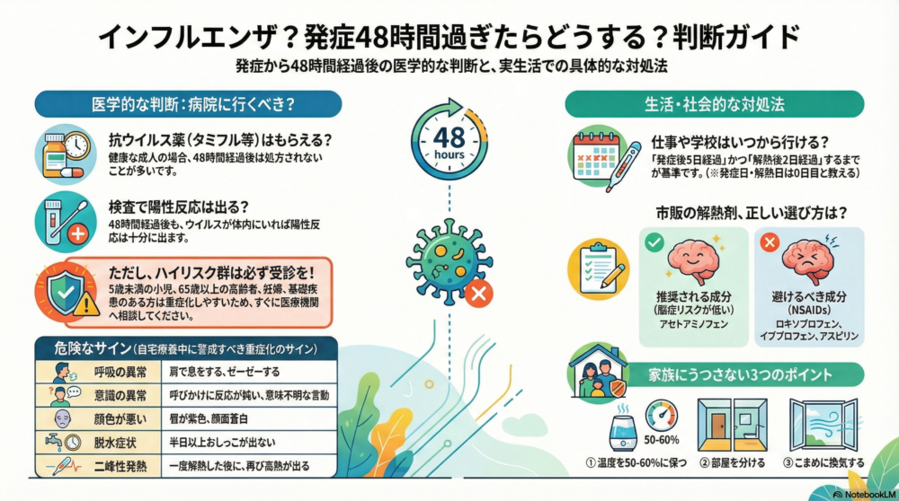 インフルエンザ48時間以上経ってしまったら？知恵袋の疑問を解説