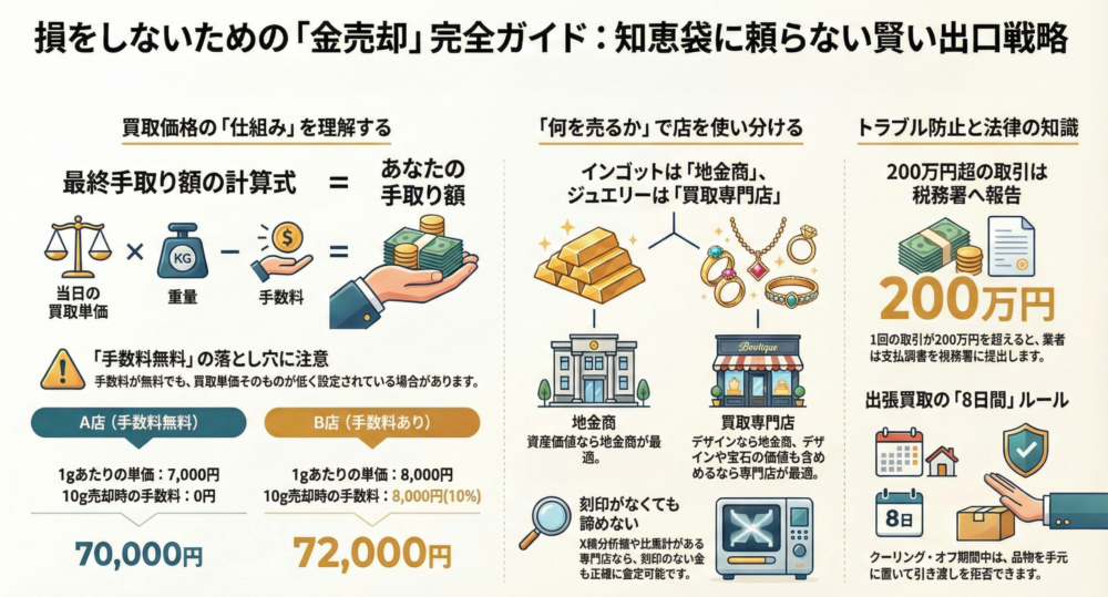 金を売るならどこがいい 知恵袋